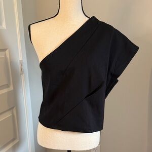 Express Black Asymmetrical Blouse NWOT​